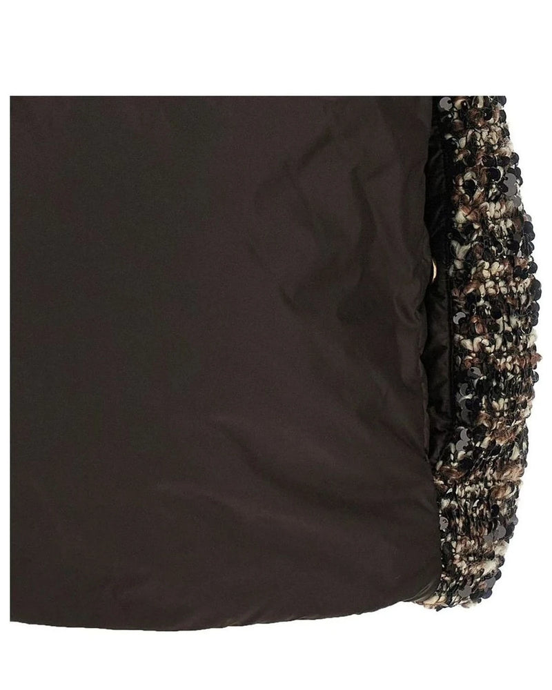 Moncler Bolero Jacket in brown, Polyester — view 6