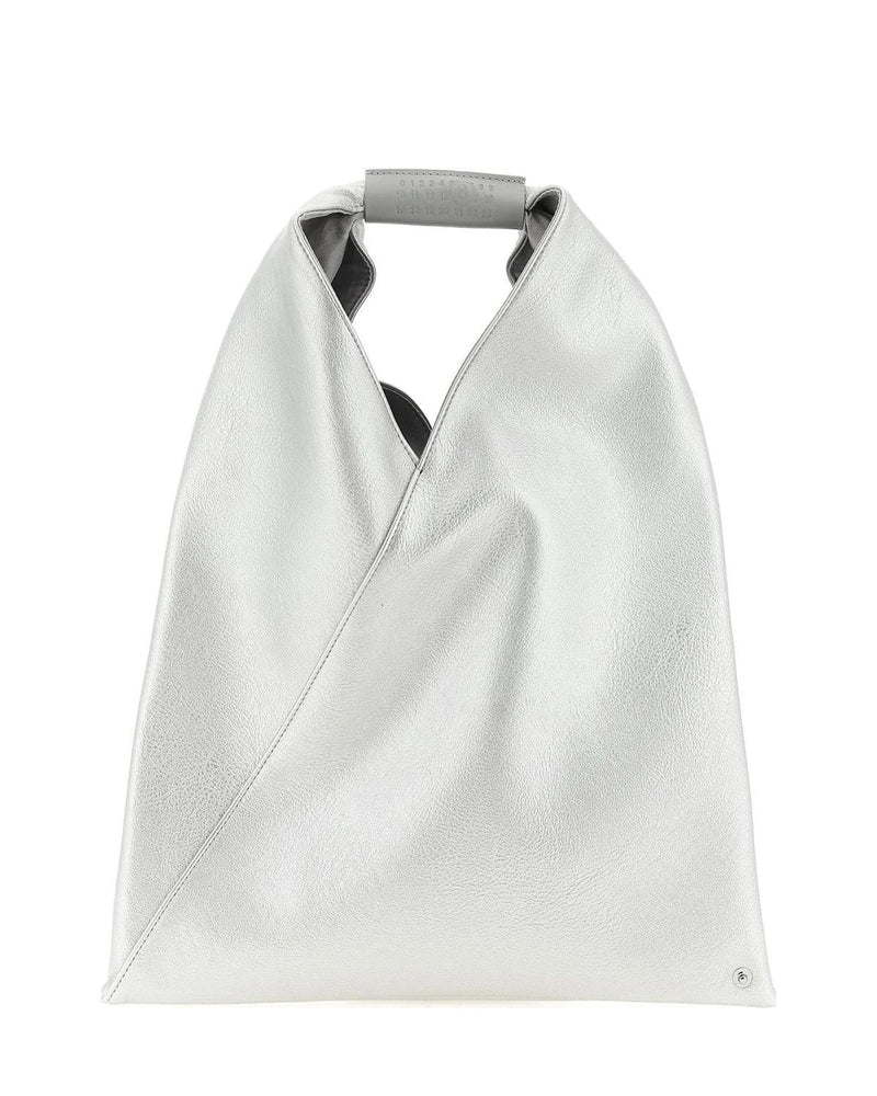 MM6 Maison Margiela Tote Bag in silver, Polyurethane