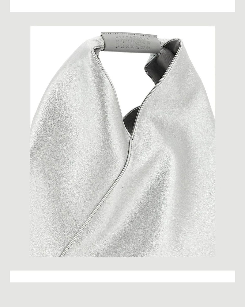 MM6 Maison Margiela Tote Bag in silver, Polyurethane — view 3