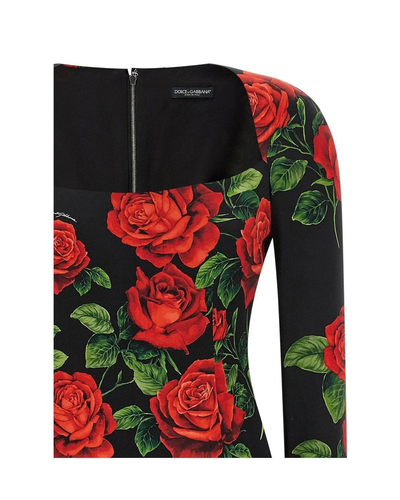 Dolce & Gabbana Dresse in multicolor, Silk — view 3