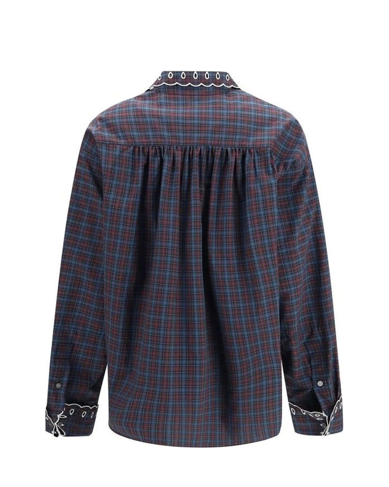 Marni Blouse in blue, Cotton — view 2