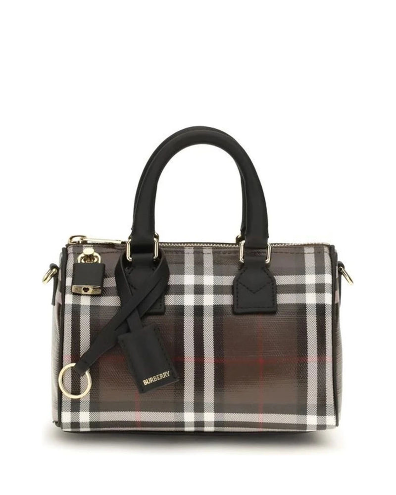 Burberry Satchel Bag in brown, Cotton