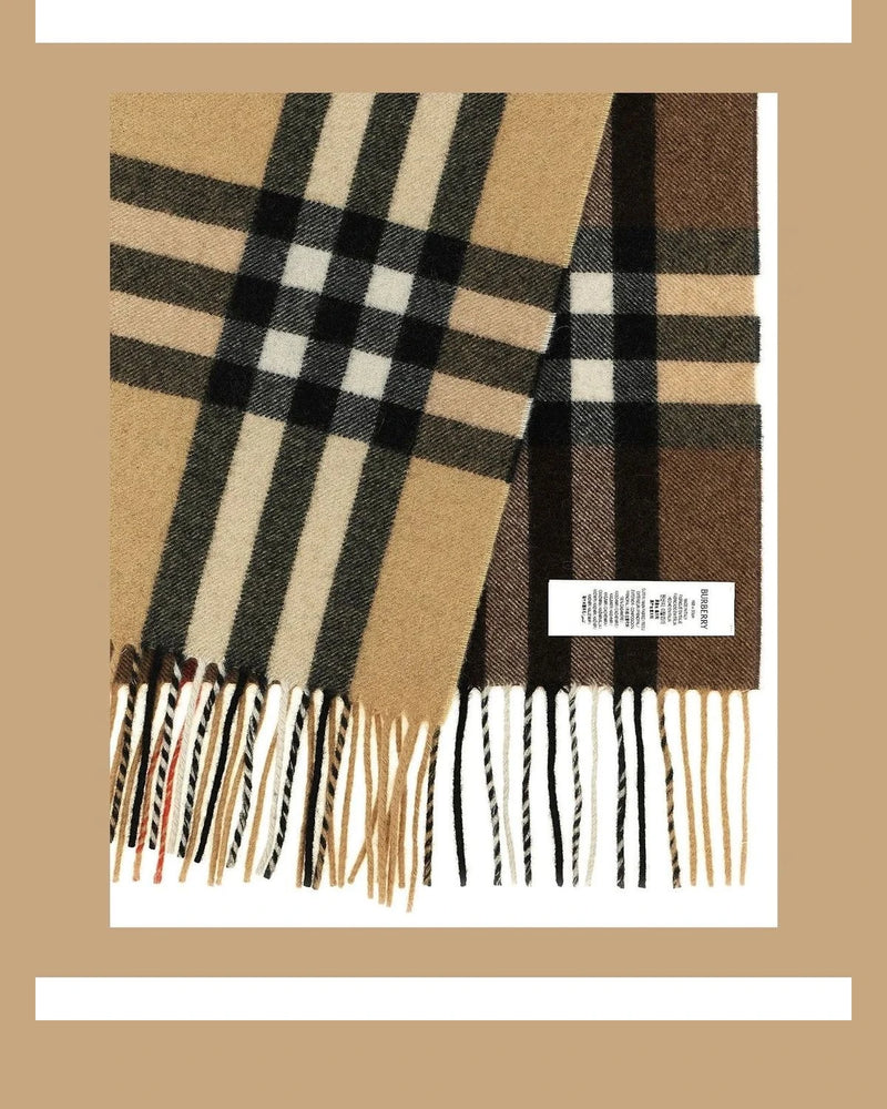 Burberry Scarves & Shawl in beige, Cashmere — view 3