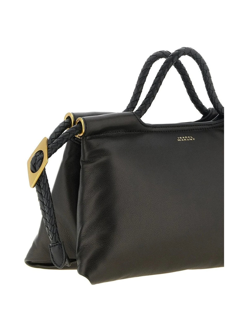 Isabel Marant Satchel Bag in black, Lamb Leather — view 3