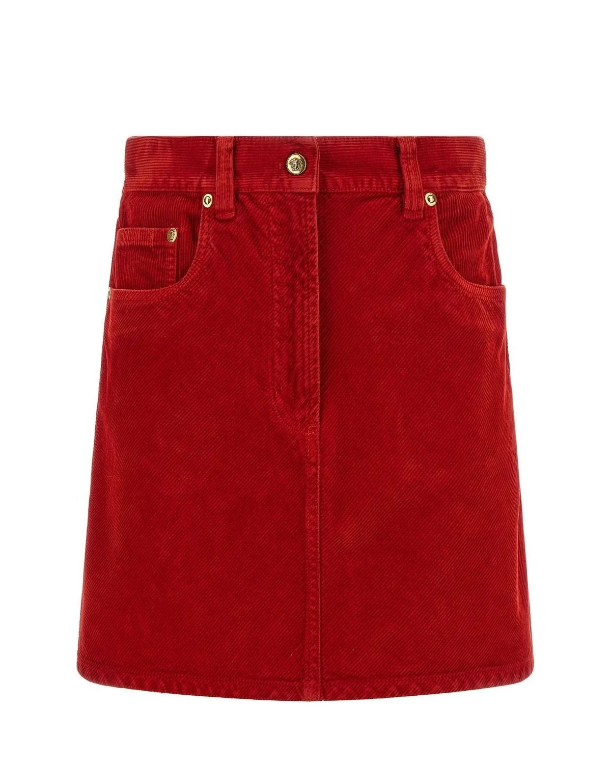 Versace Red Skirt