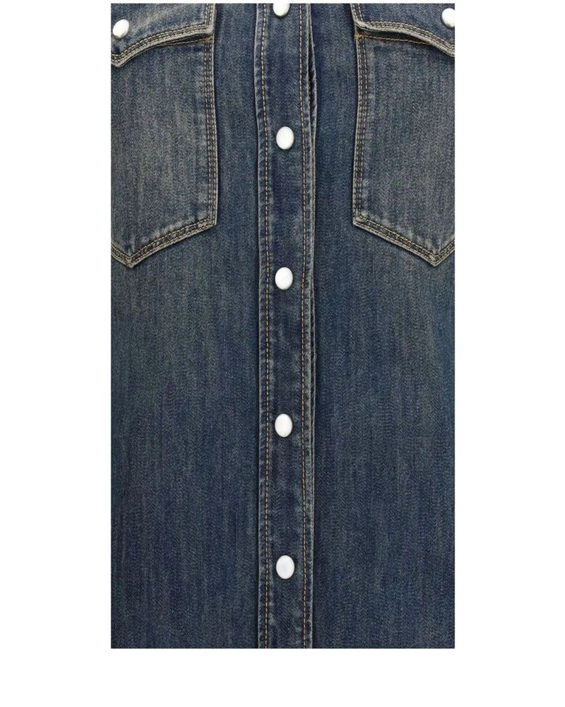 Fendi Dresse in blue, Cotton — view 3