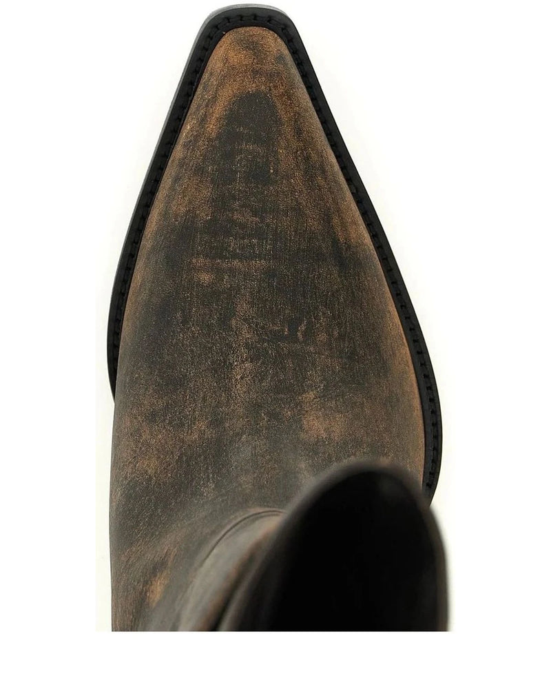 Khaite Chelsea Boots in brown, Calfskin Leather — view 4