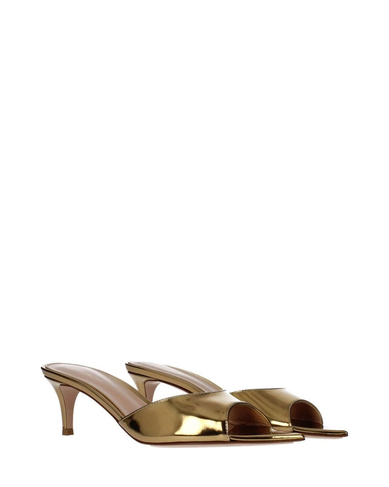 Gianvito Rossi Gold Platform Sandals
