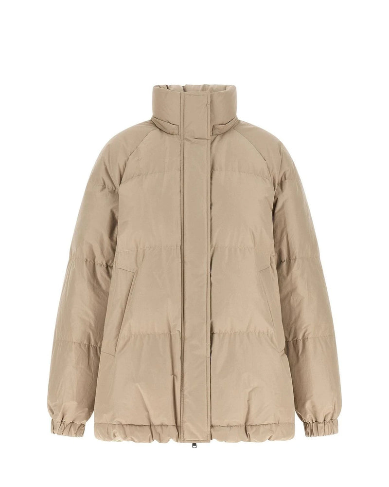 Brunello Cucinelli Puffer Jacket in beige, Cotton — view 2