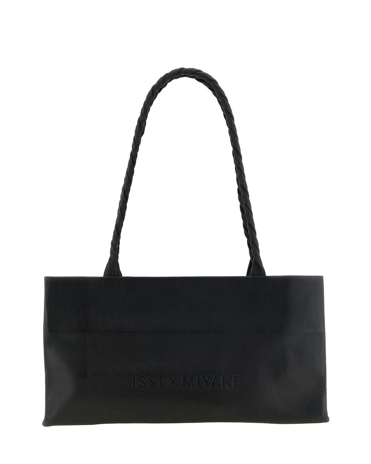 Issey Miyake Shoulder Bag in black, Polyester