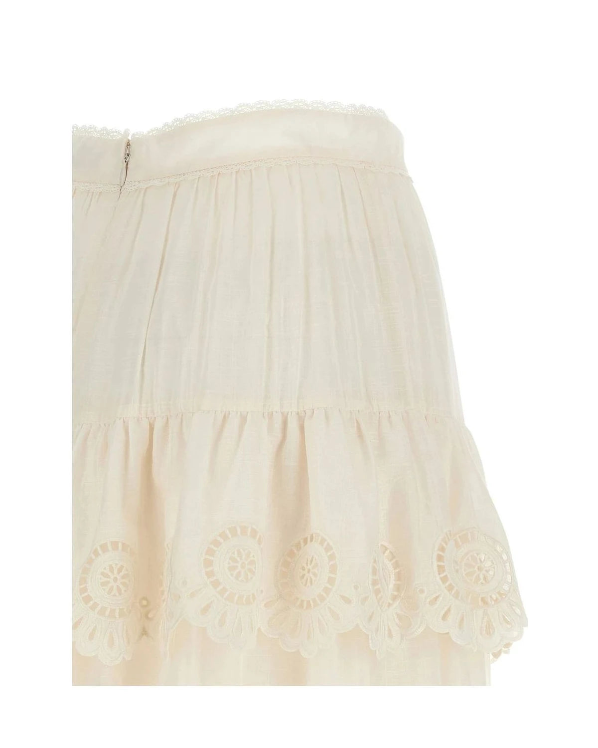 Zimmermann Skirt in white, Cotton — view 4