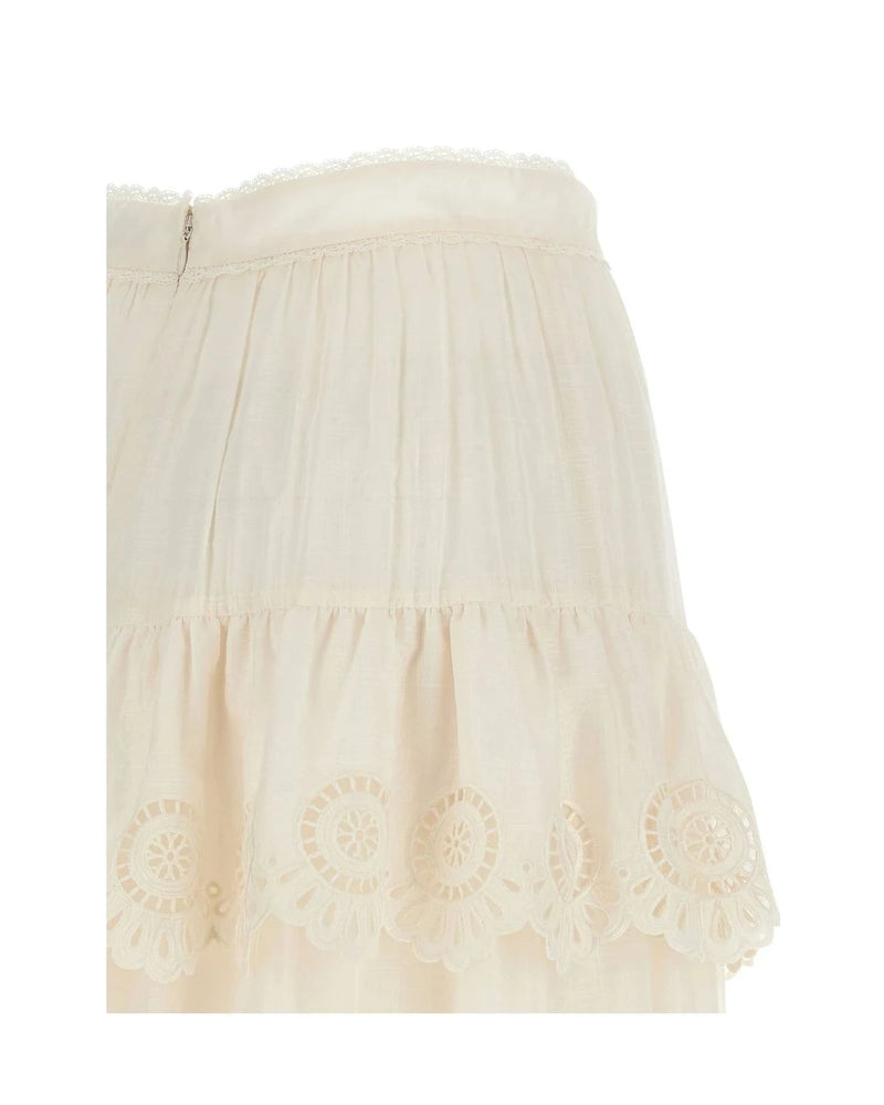 Zimmermann Skirt in white, Cotton — view 4