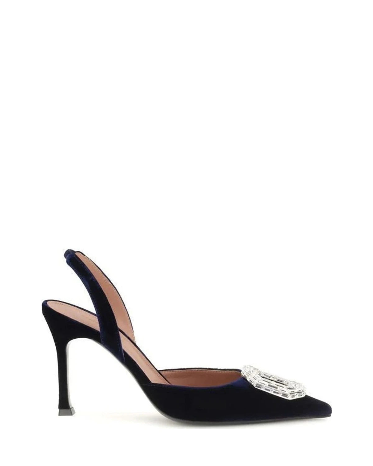 Amina Muaddi Pumps in blue, Double Velvet