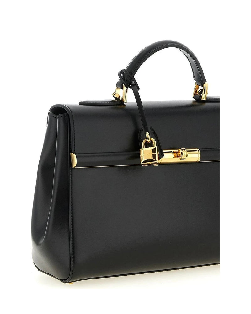 Dolce & Gabbana Satchel Bag in black, Lamb Leather — view 3