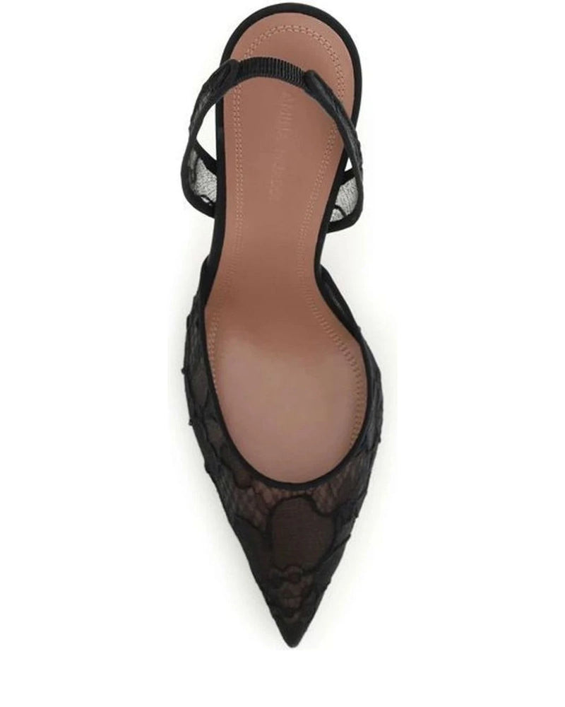 Amina Muaddi Sandals in black — view 4