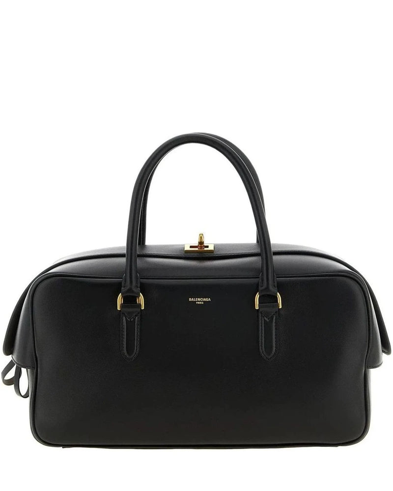 Balenciaga Doctor Bag in black, Lamb Leather