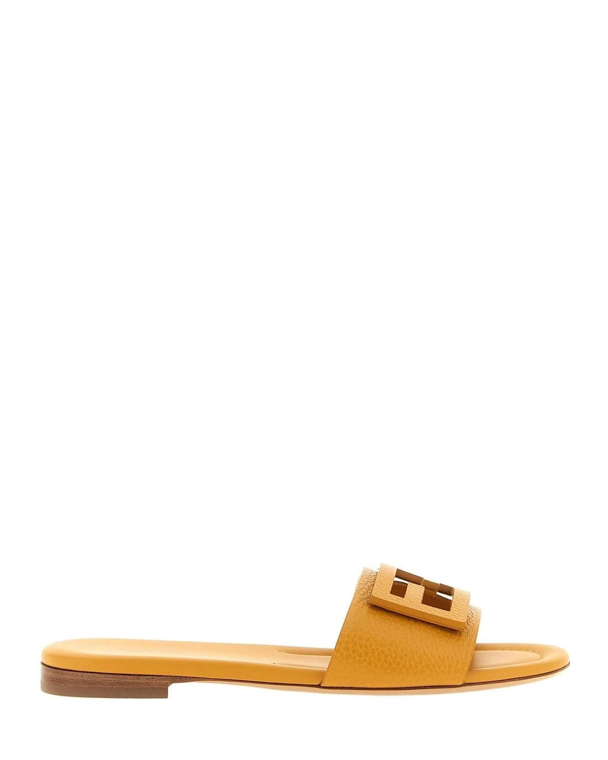 Fendi Yellow Slides