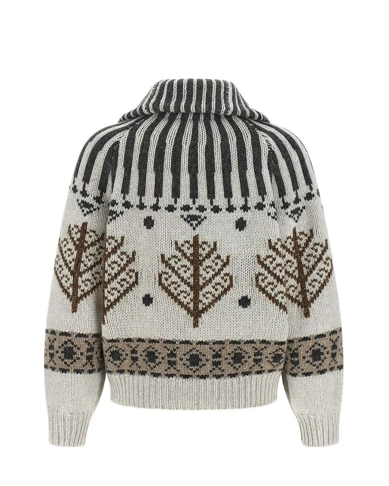 Brunello Cucinelli Sweater in multicolor, Cashmere — view 2