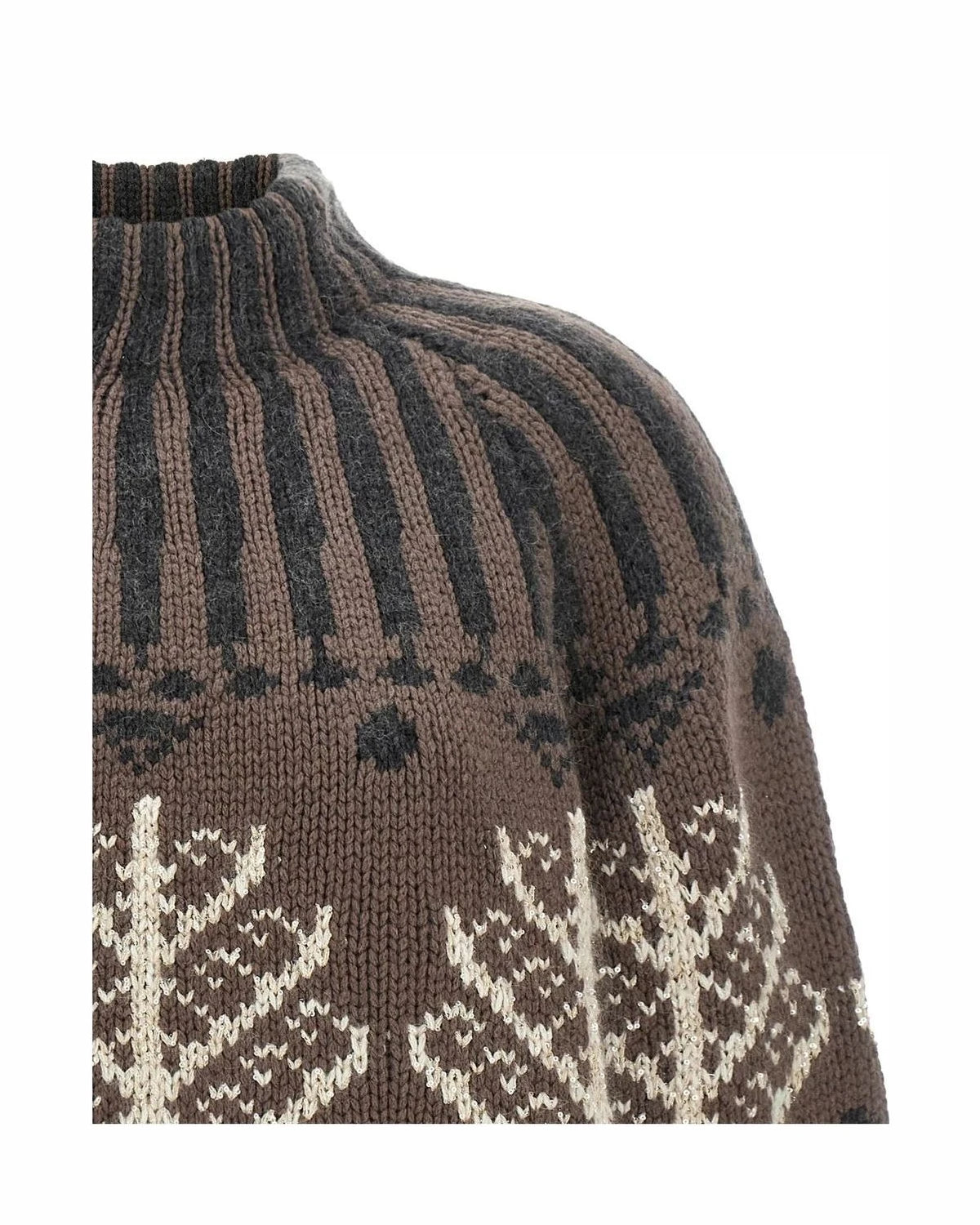 Brunello Cucinelli Sweater in brown, Cashmere — view 3