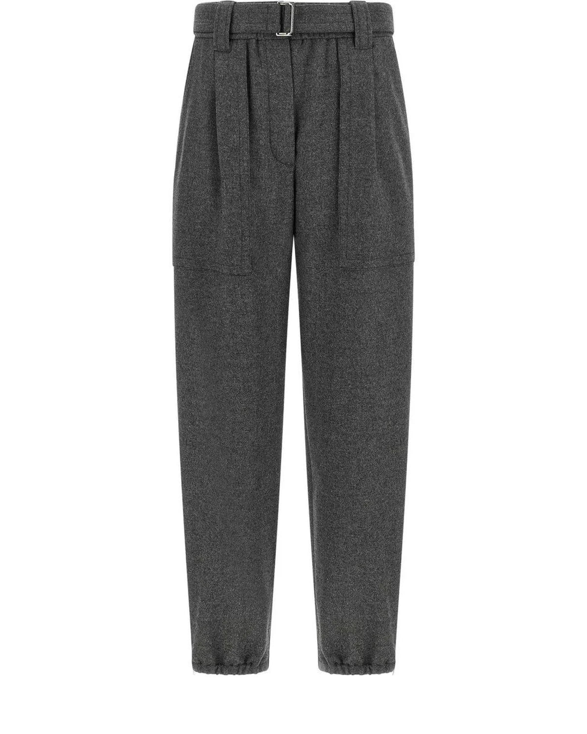 Brunello Cucinelli Cargo Pant in gray, Virgin Wool