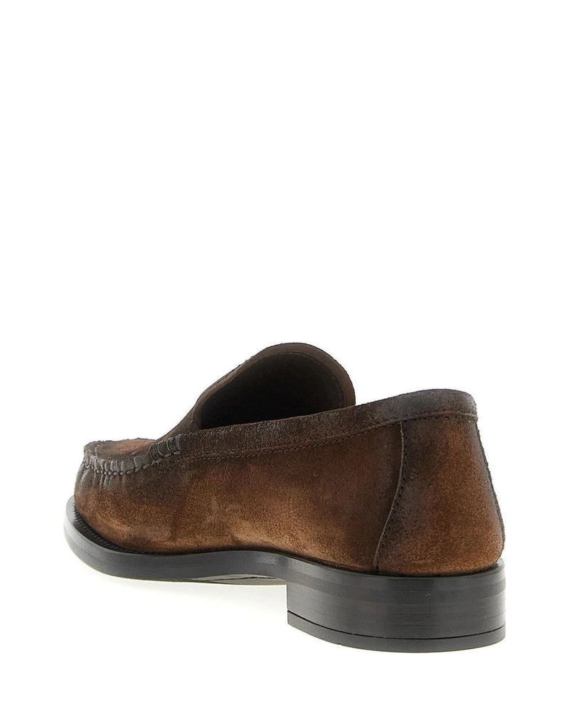 Prada Loafers in brown, Calfskin Leather — view 3
