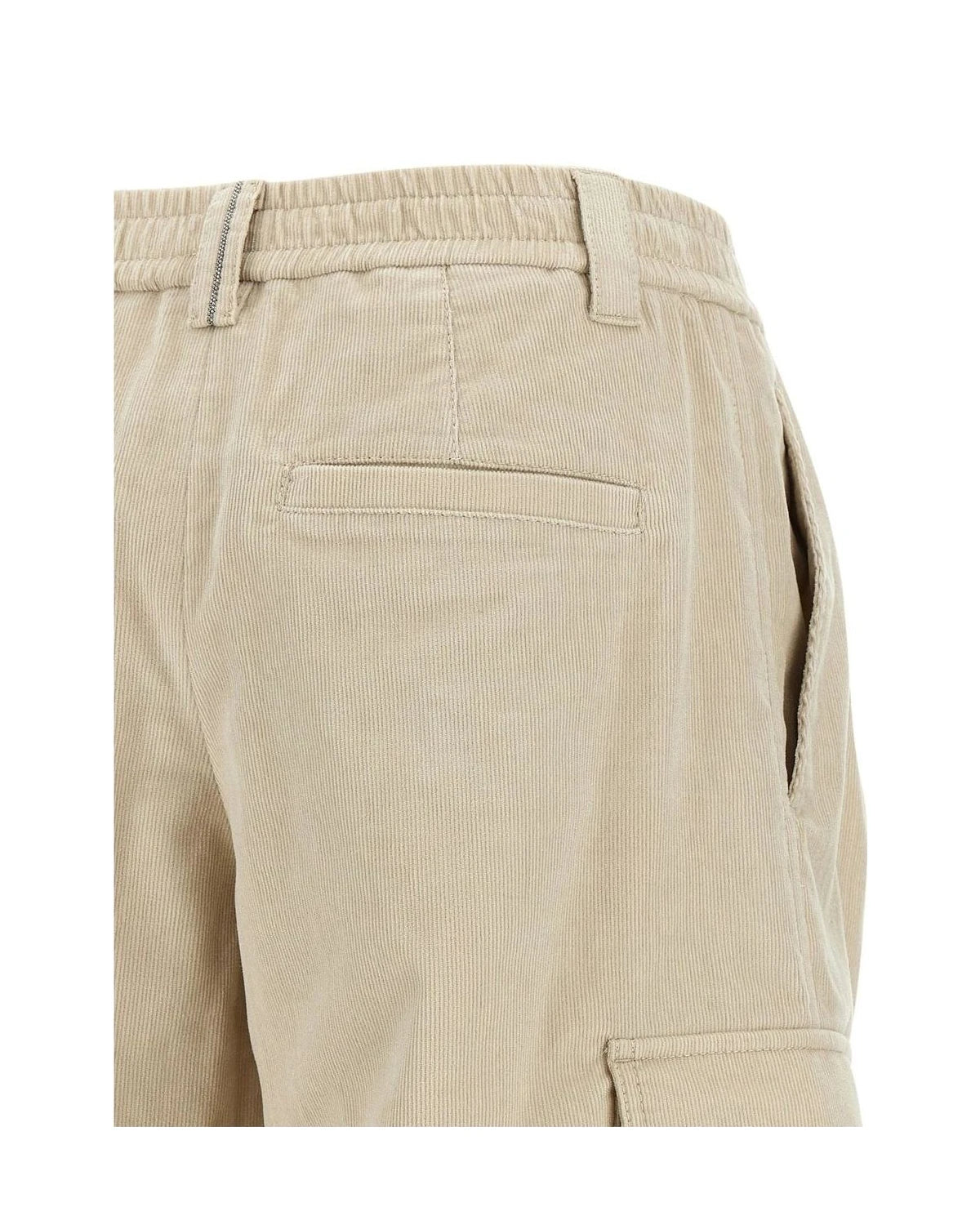 Brunello Cucinelli Cargo Pant in beige, Cotton — view 4