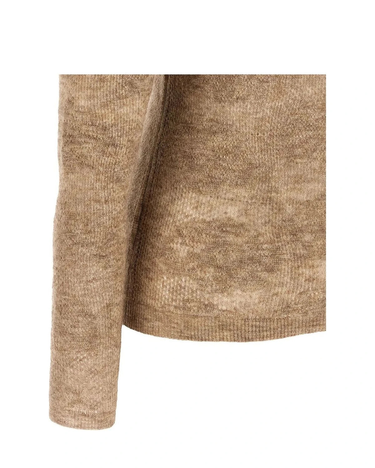 Brunello Cucinelli Sweater in beige, Silk — view 4