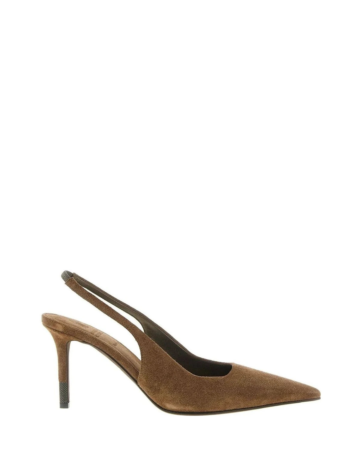 Brunello Cucinelli Pumps in brown, Calfskin Leather