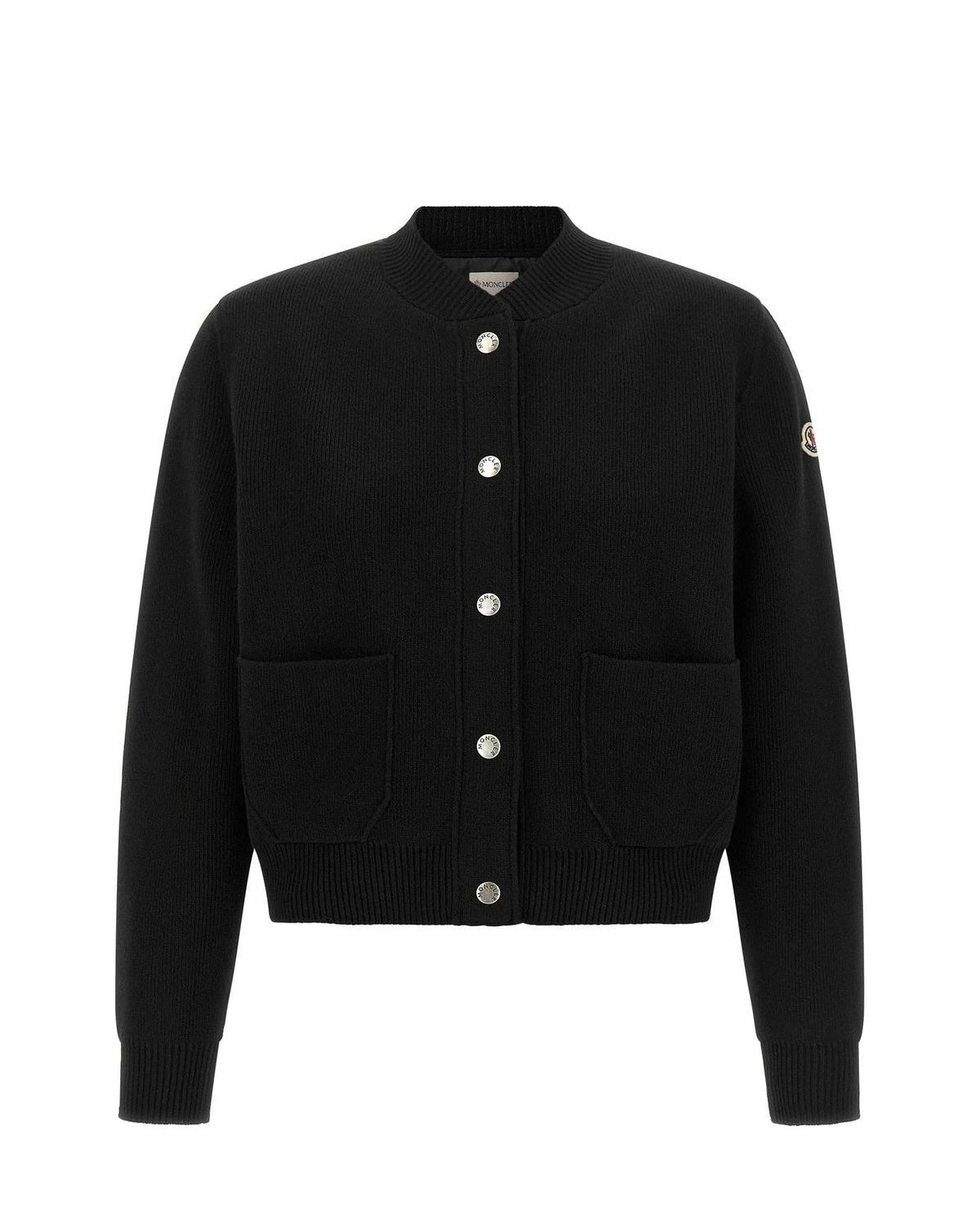 Moncler Cardigan in black, Polyamide