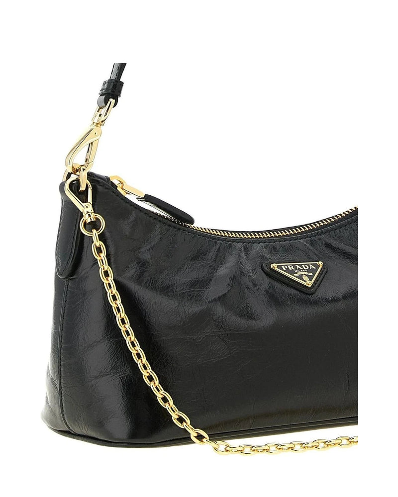 Prada Shoulder Bag in black, Calfskin Leather — view 3