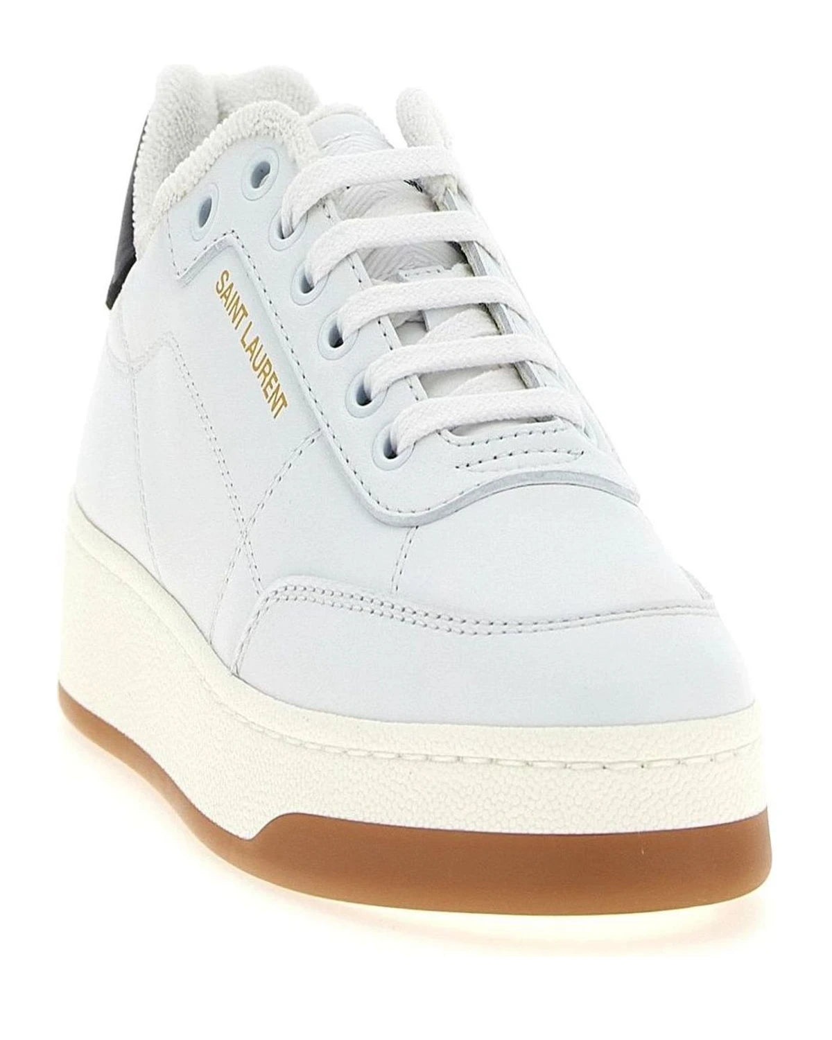 Saint Laurent Sneakers in white, Calfskin Leather — view 2