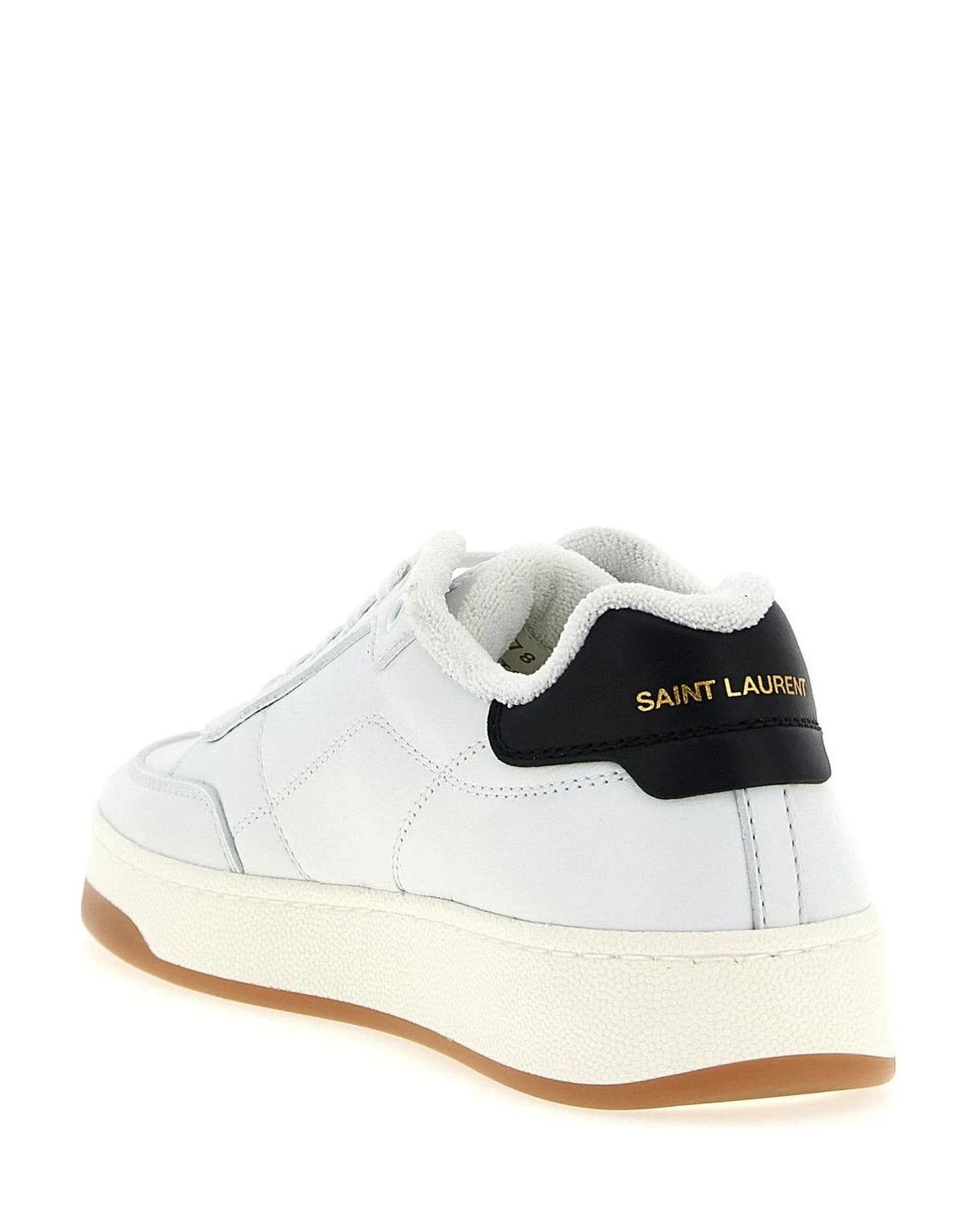 Saint Laurent Sneakers in white, Calfskin Leather — view 3