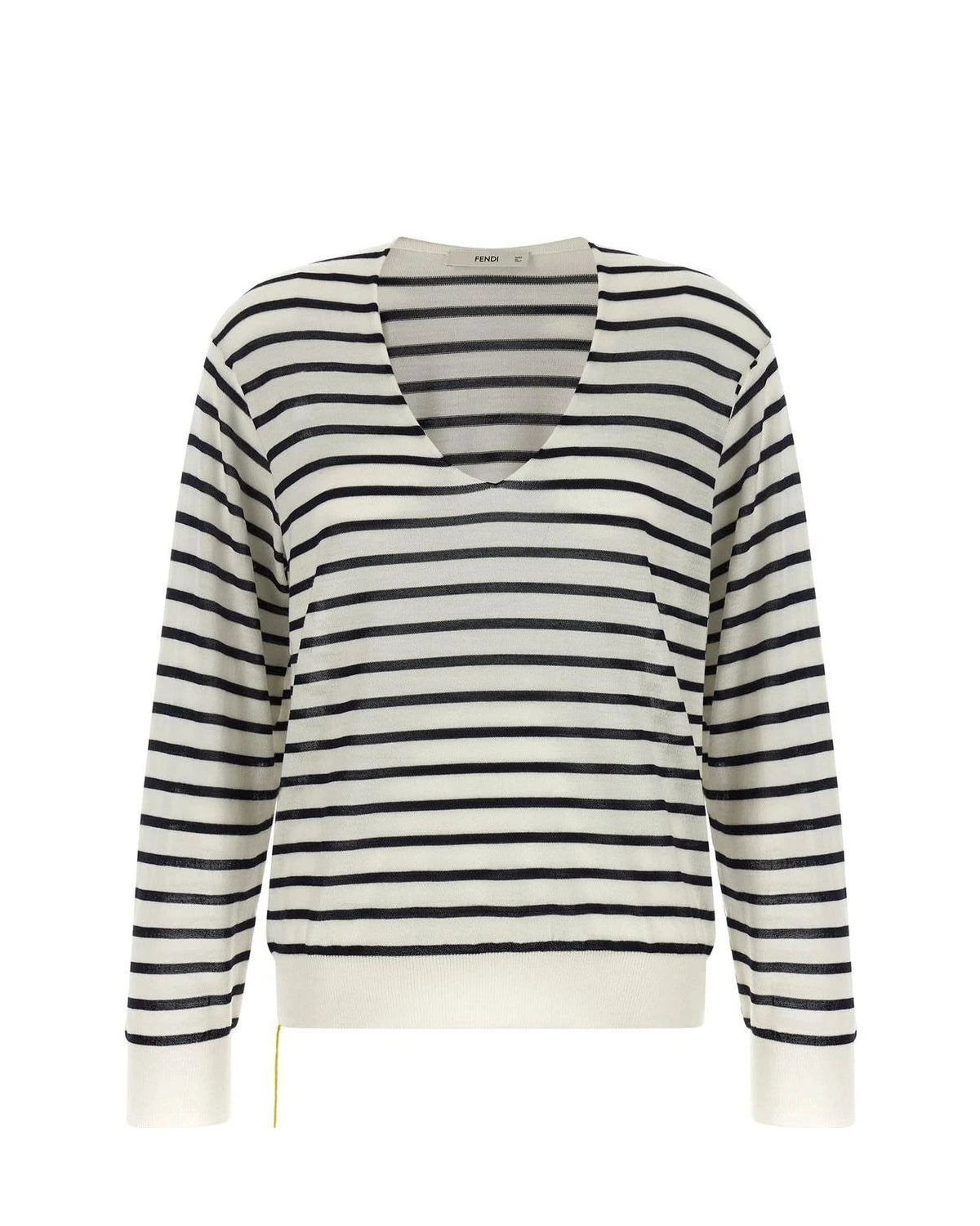 Fendi Cardigan in white, Virgin Wool