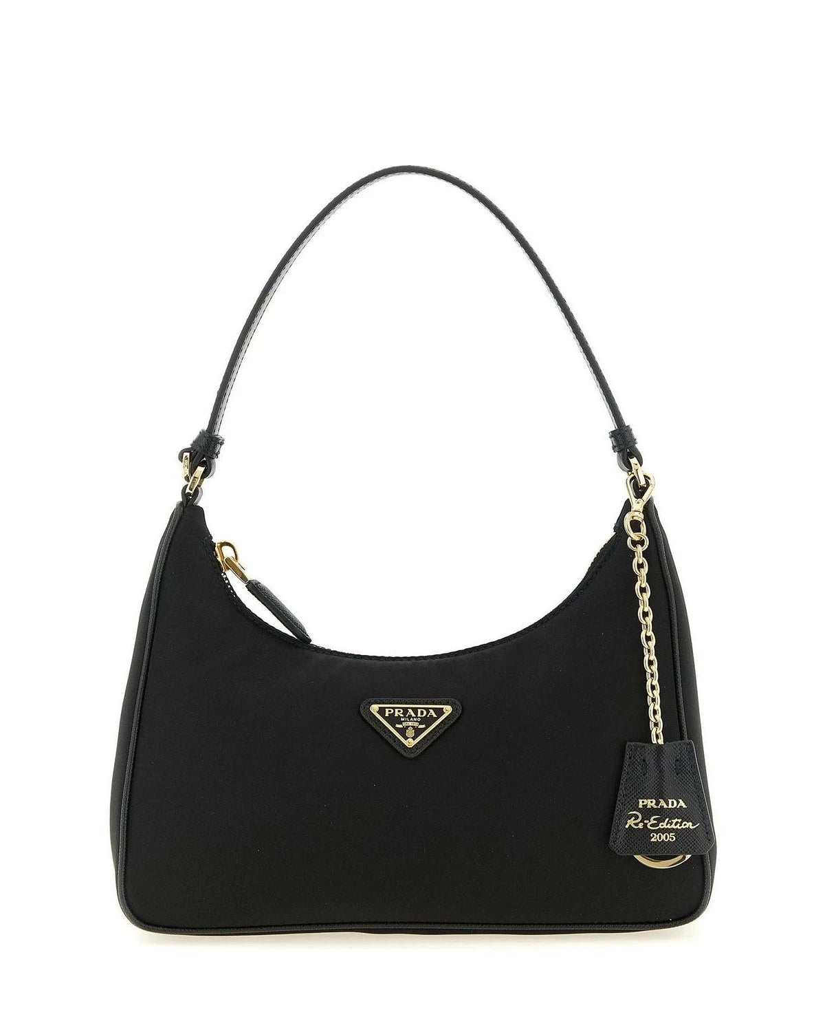 Prada Shoulder Bag in black, Recycled Polyamide