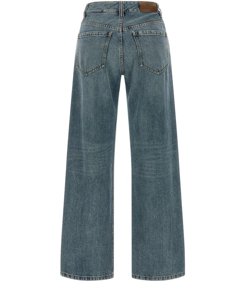 Brunello Cucinelli Jean in blue, Cotton — view 2