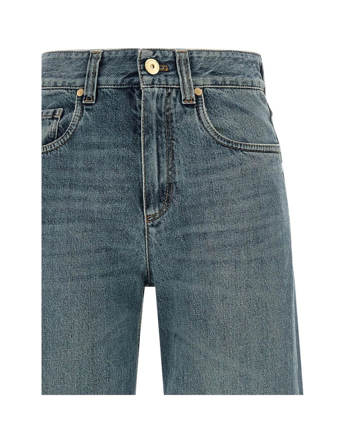 Brunello Cucinelli Jean in blue, Cotton — view 3