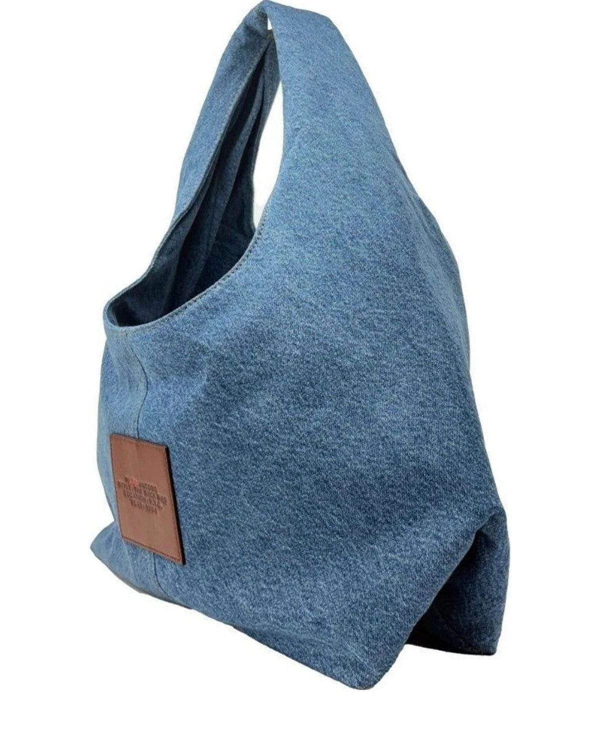 Marc Jacobs Hobo Bag in gold, Denim — view 3