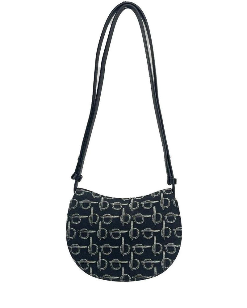 Burberry Cross Body Bag in silver, Leather — view 4