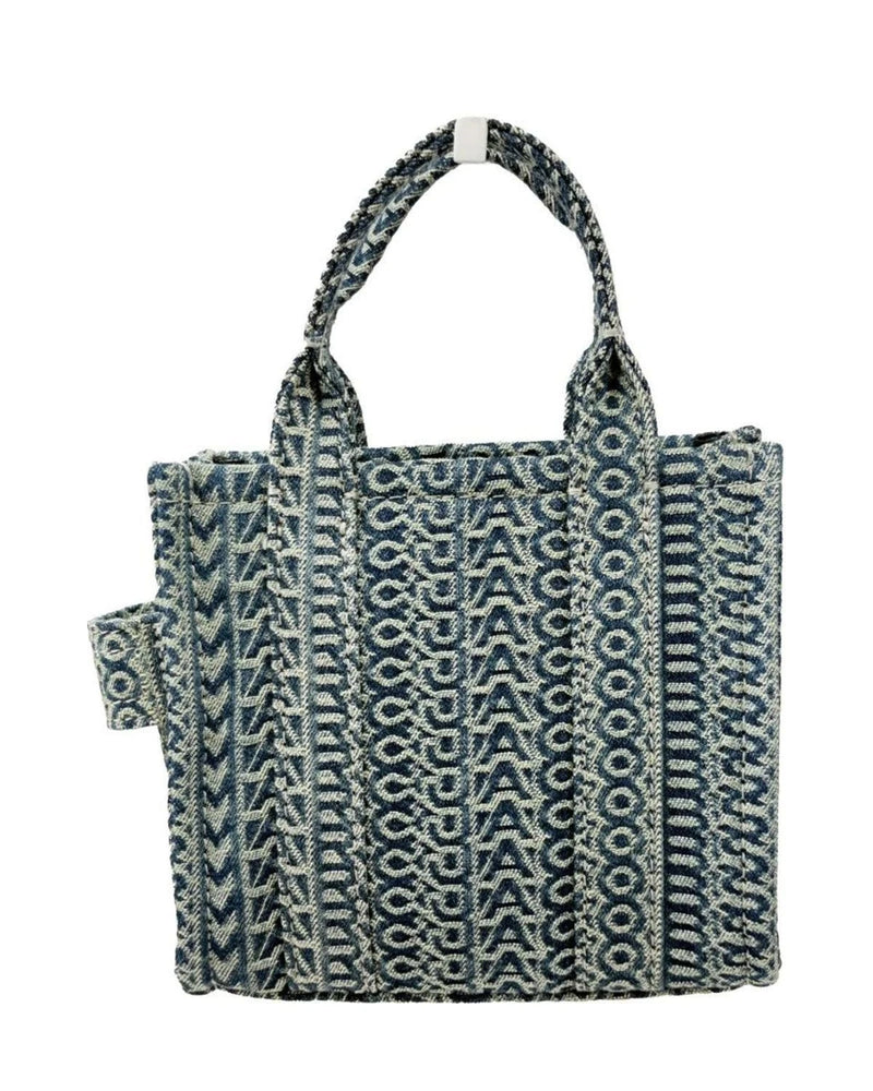 Marc Jacobs Tote Bag in silver, Woven Jacquard — view 3