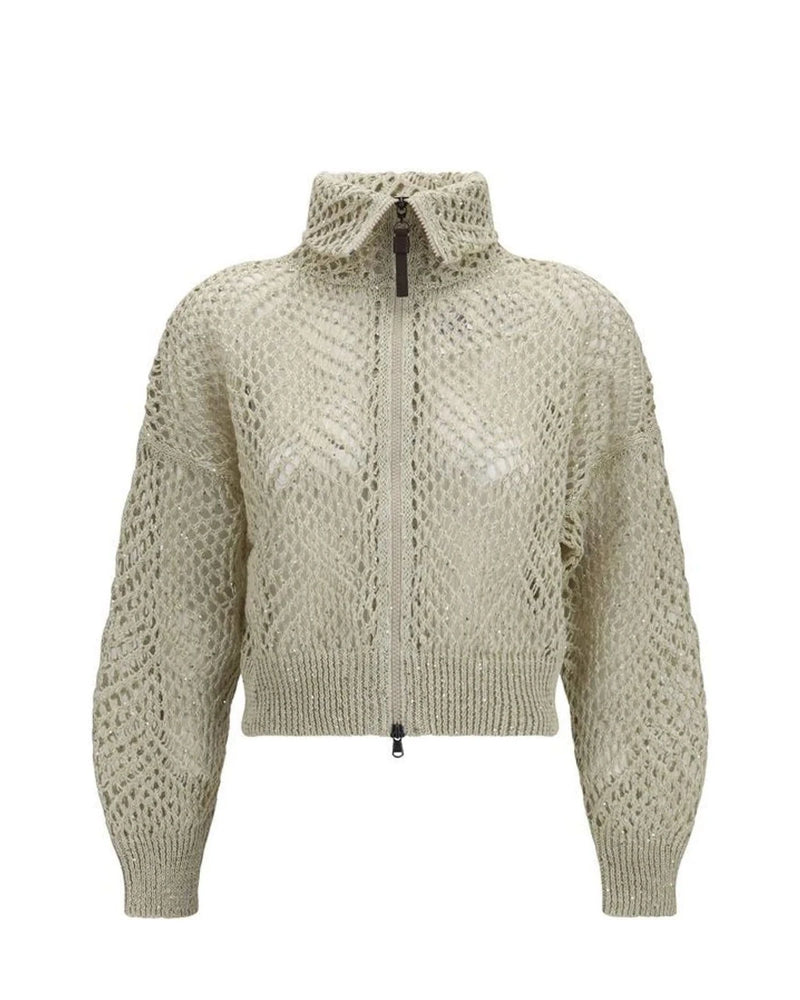 Brunello Cucinelli Sweater in beige, Linen