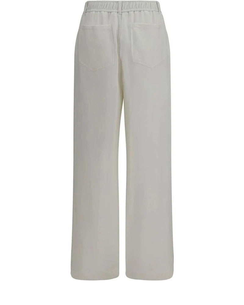 Brunello Cucinelli Sweatpant in white, Cotton — view 2