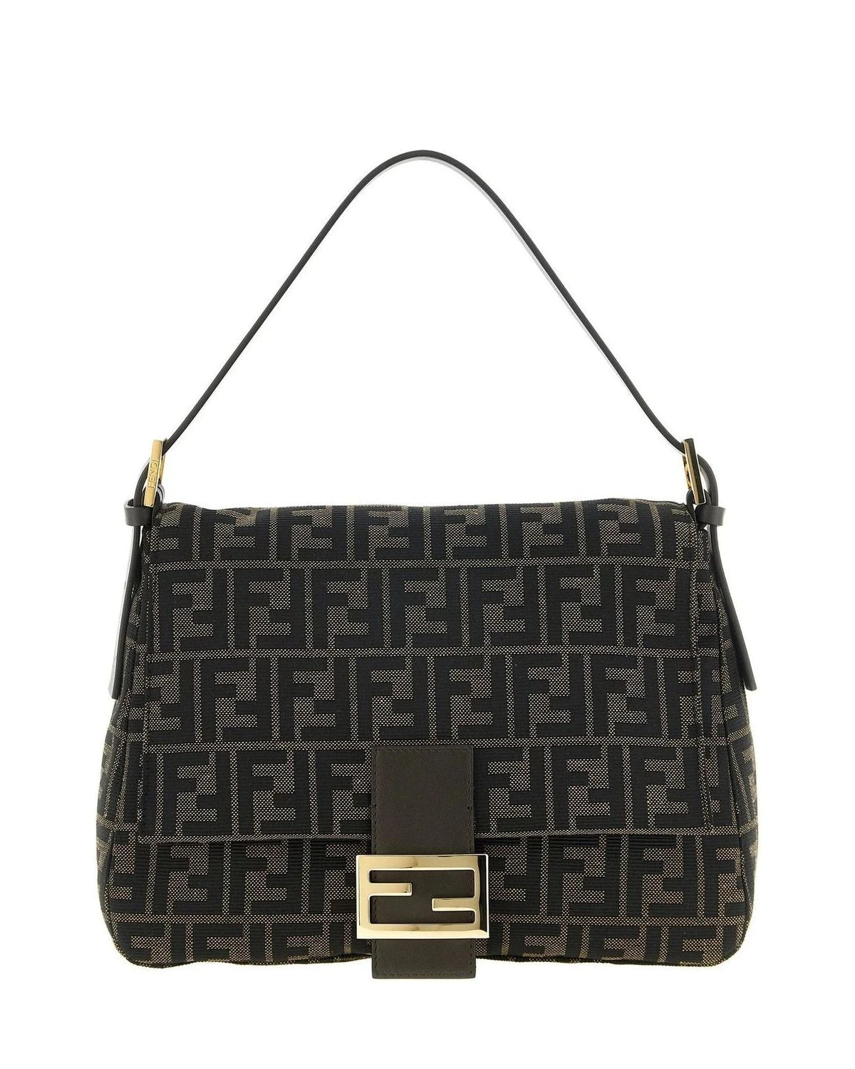 Fendi Shoulder Bag in brown, Polyester