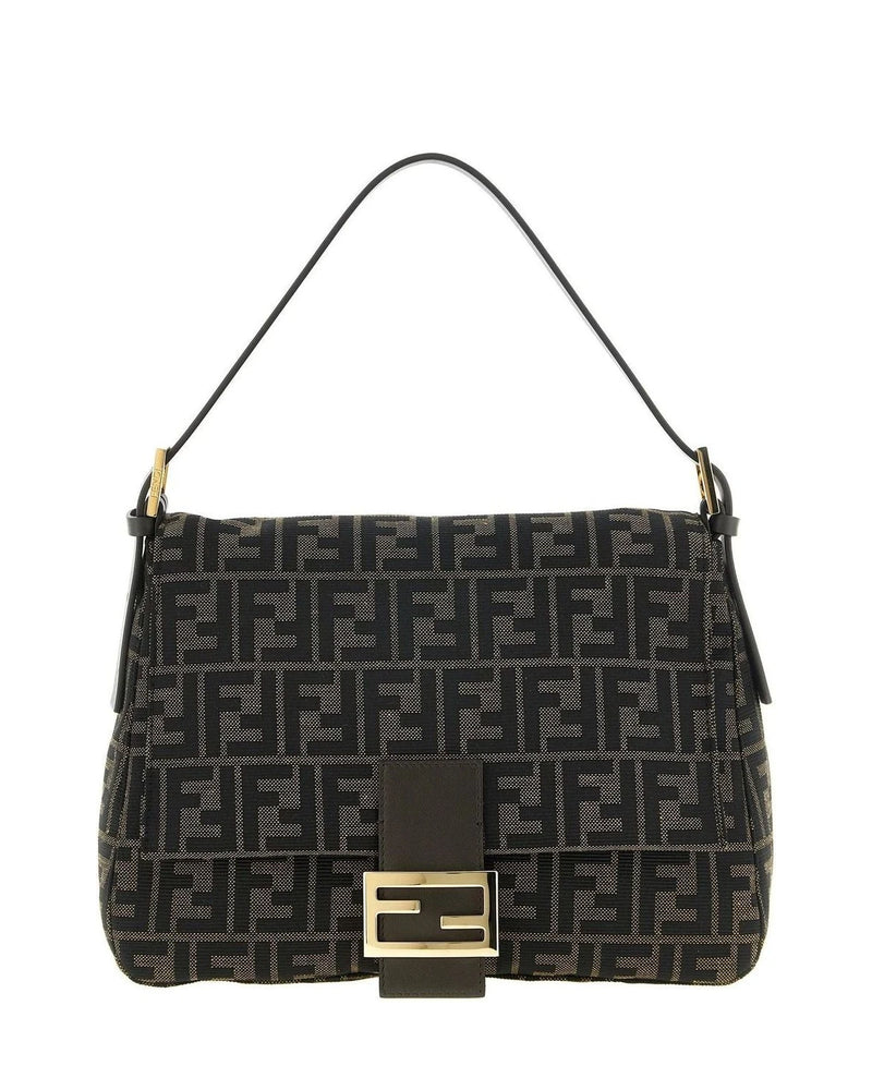 Fendi Shoulder Bag in brown, Polyester