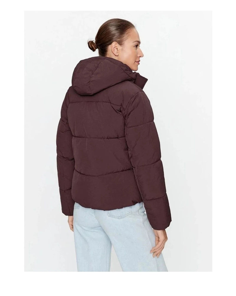Champion Puffer Jacket in brown — view 2