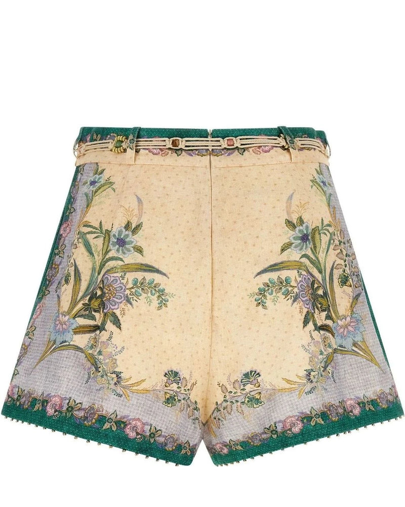 Zimmermann Bermuda in multicolor, Linen — view 2