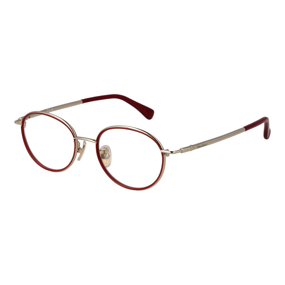 Max Mara Red Women Optical Frame Glam Steals