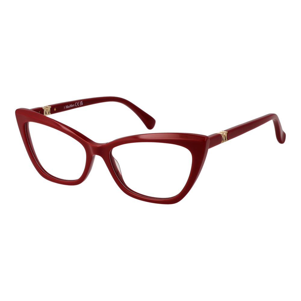 Max Mara Red Women Optical Frame Glam Steals