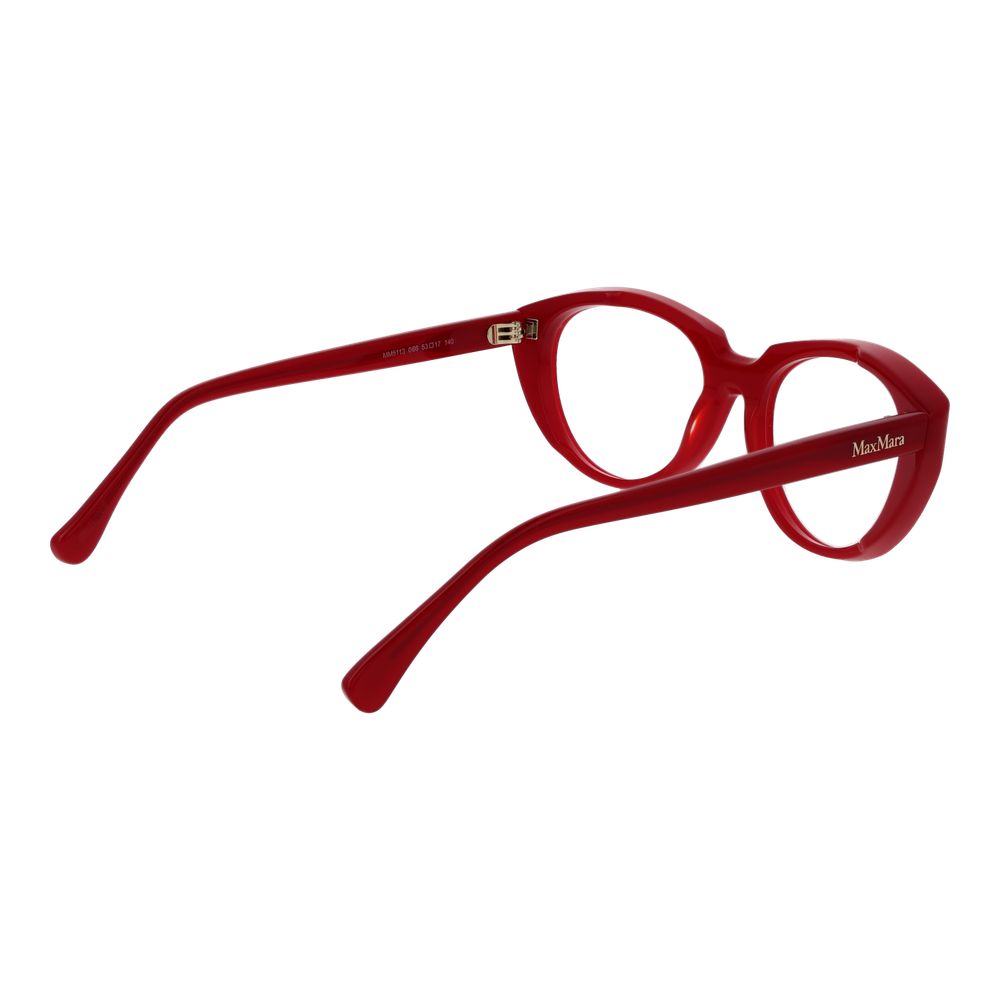 Max Mara Red Women Optical Frame Glam Steals