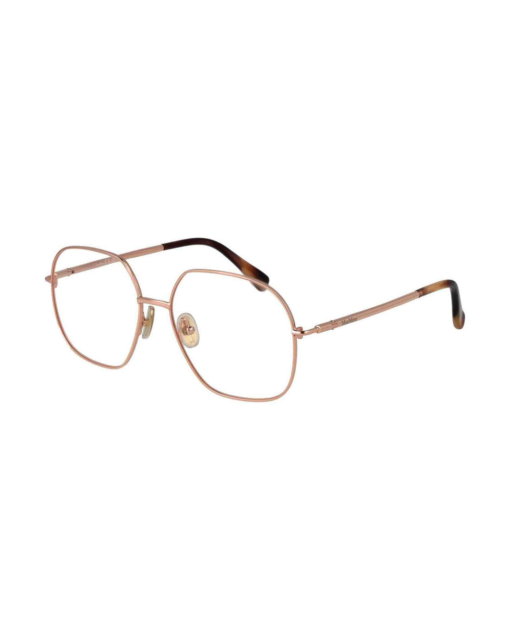 Max Mara Rose Gold Women Optical Frame Glam Steals
