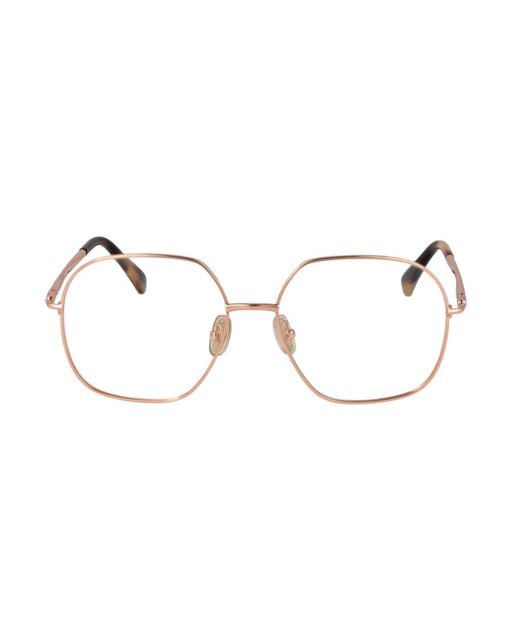 Max Mara Rose Gold Women Optical Frame Glam Steals